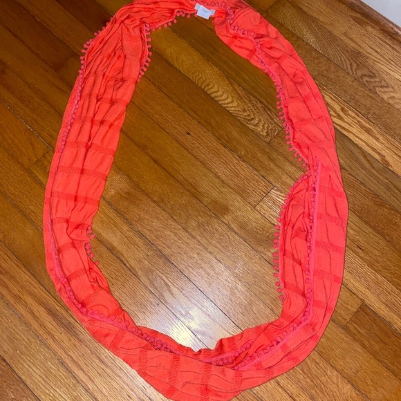 J. Crew Pom Pom Infinity Scarf - Picture 8 of 9